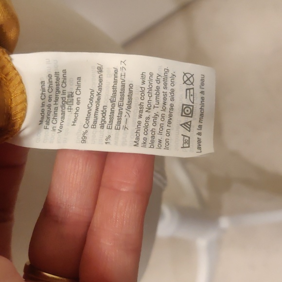 J.Crew | mustard cotton corduroy button down dress. Size 6. Academia school girl - Picture 8 of 8